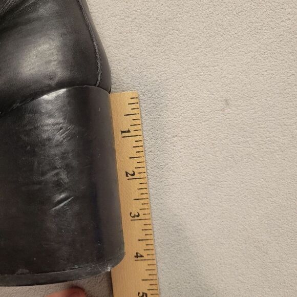 Tony Bianco Bello Point Toe Leather Boots Black Size 7 - Picture 7 of 7